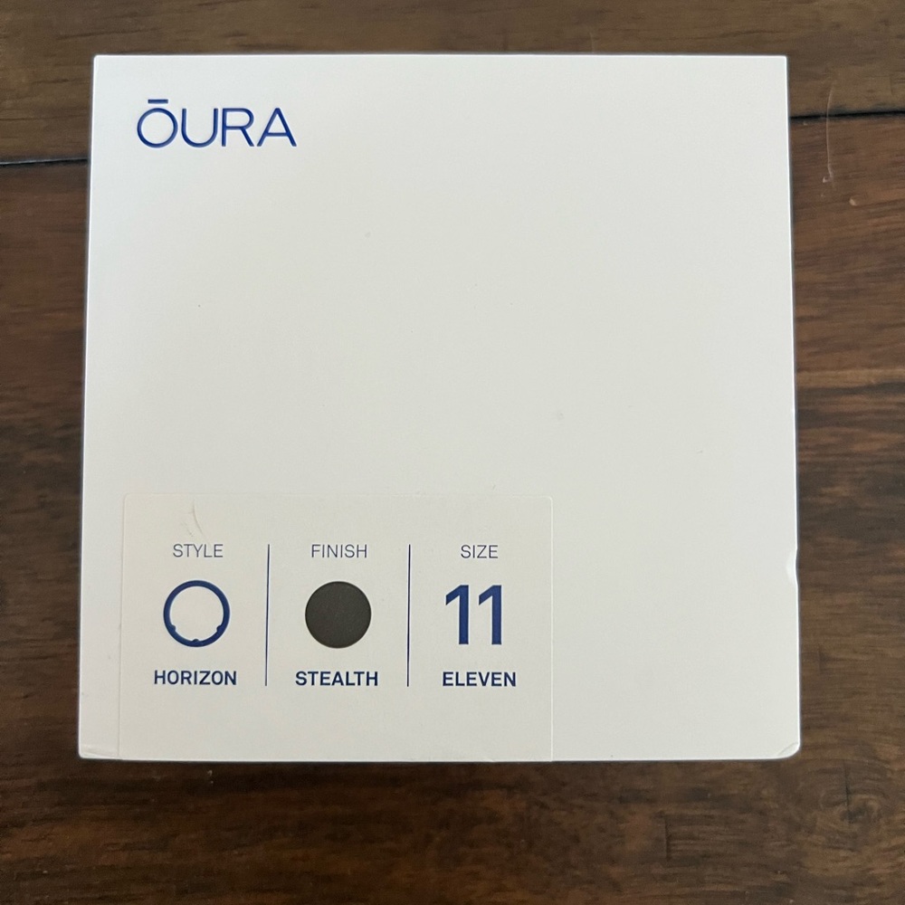 Oura Horizon Ring - Stealth Black